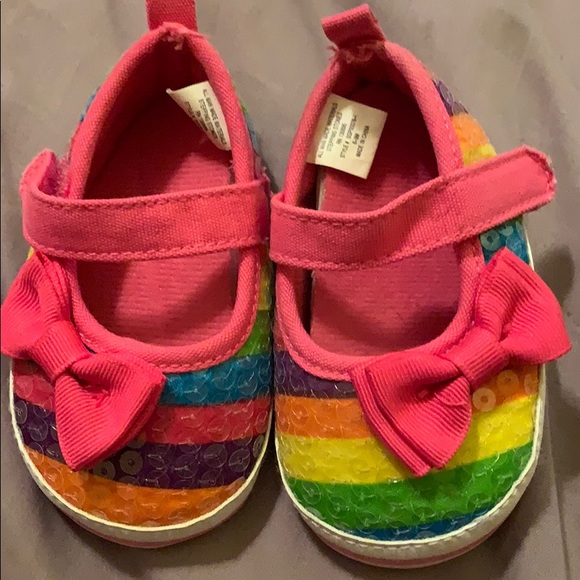 Rainbow 🌈 slip ons - Picture 1 of 1